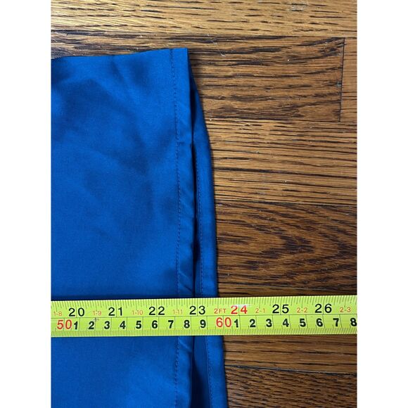 NWT  THE RESET Blue Satin V Neck Pullover Blouse Top Shirt Women's Size Small - Picture 8 of 8